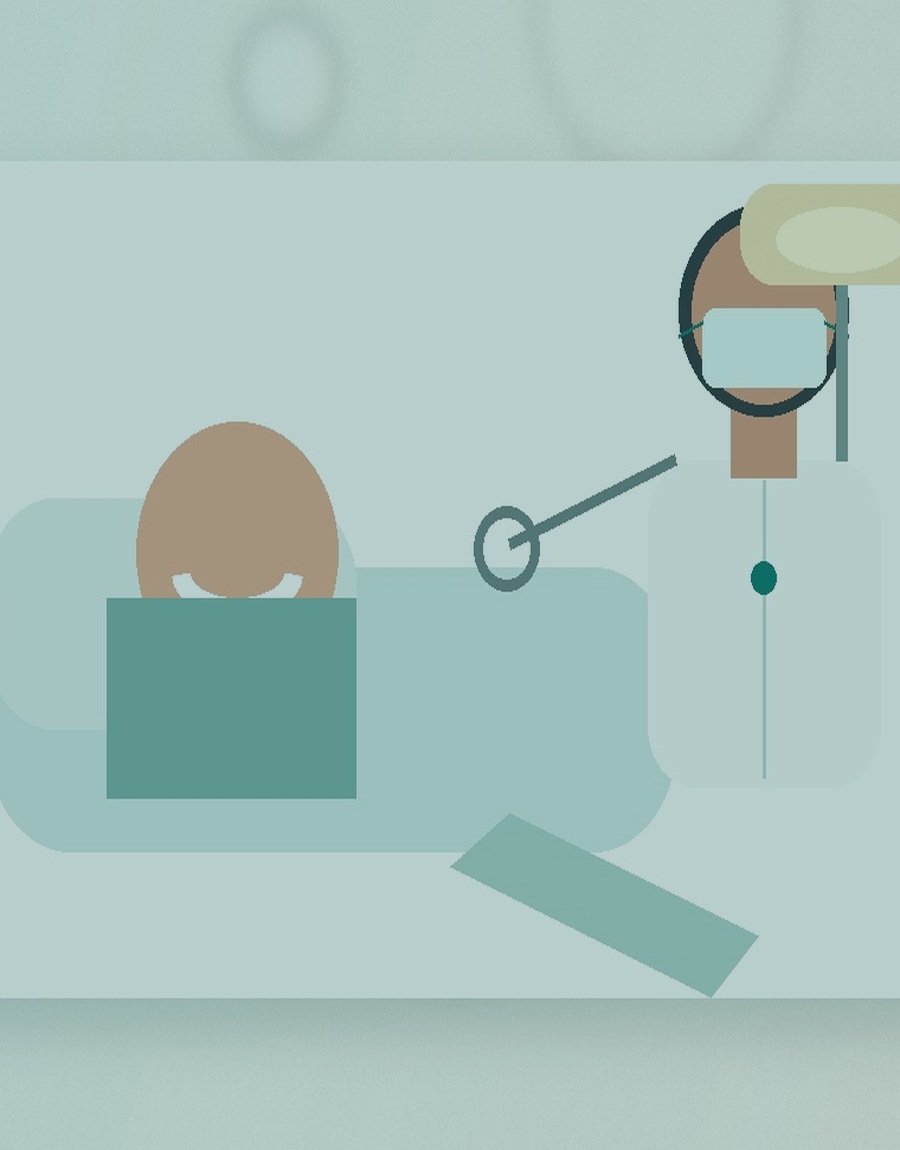 Dental clinic patient login visual